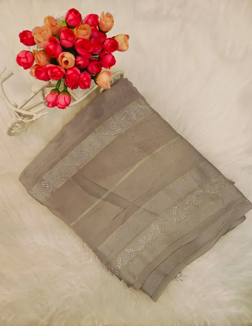 DESIGNER STONE WORK SAREES DS42
